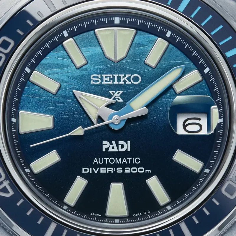 Seiko Prospex Padi Blue Dial Resin Strap Men Watch Srpj93k1 2