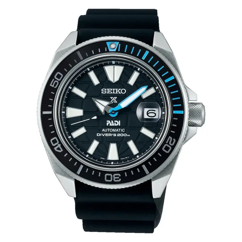 Seiko Prospex Padi Srpg21k1 Black Silicone Men's Watch 1