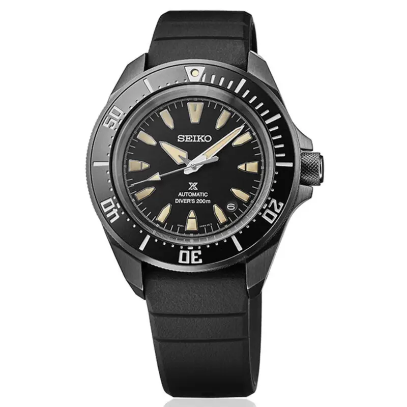 Seiko Prospex Samurai Automatic Black Dial & Rubber Strap Men's Watch Srpl15k1 1