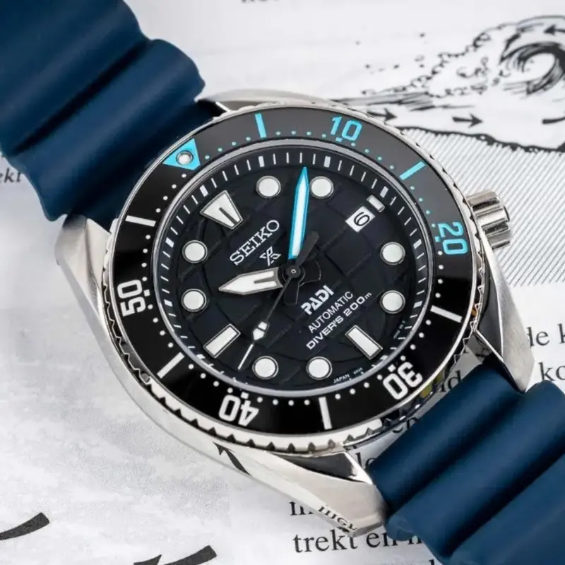 Seiko Prospex Sea Blue Silicone Strap Men Watch Spb325j1p 1