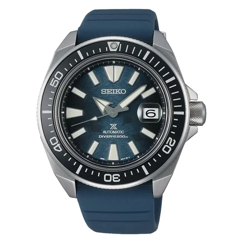 Seiko Prospex Sea Blue Silicone Strap Men Watch Srpf79k1p 1