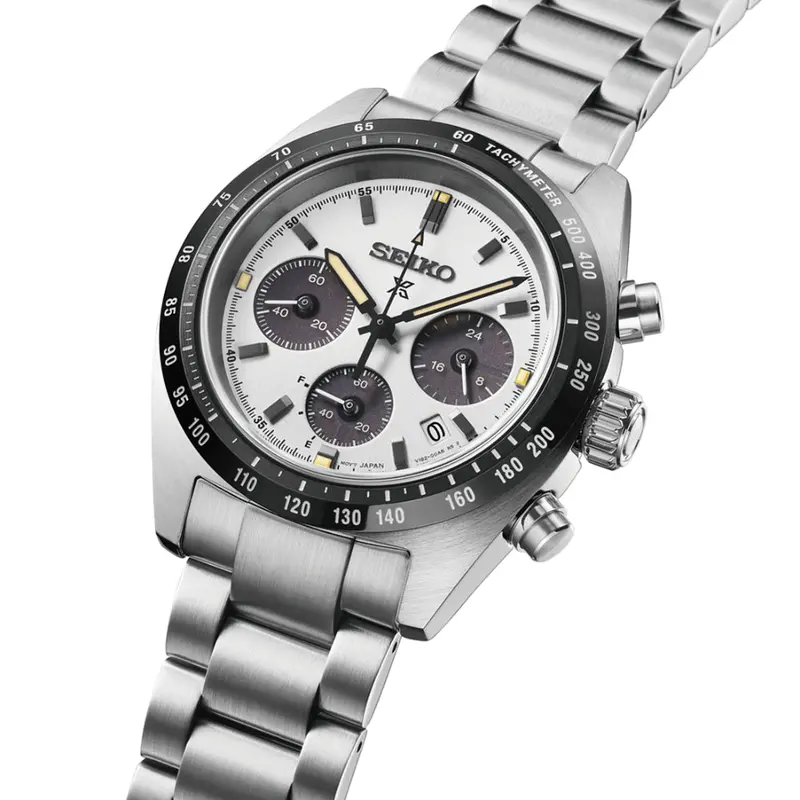 Seiko Prospex Silver Stainless Steel Strap Men's Watch - Chronograph | Ssc961p1 2