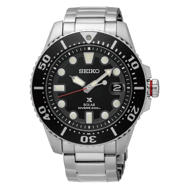 Seiko Prospex Sne551p1 Black Dial Stainless Steel Men's Watch 1