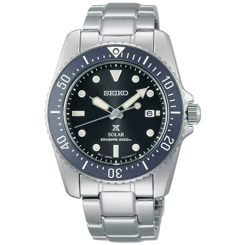Seiko Prospex Sne569p1 Compact Solar Scuba Diver Men's Watch 1