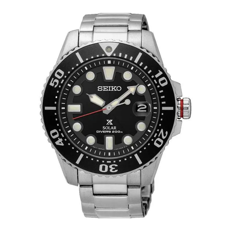 Seiko Prospex Solar Sne437p1 Stainless Steel Men's Silver Watch 1