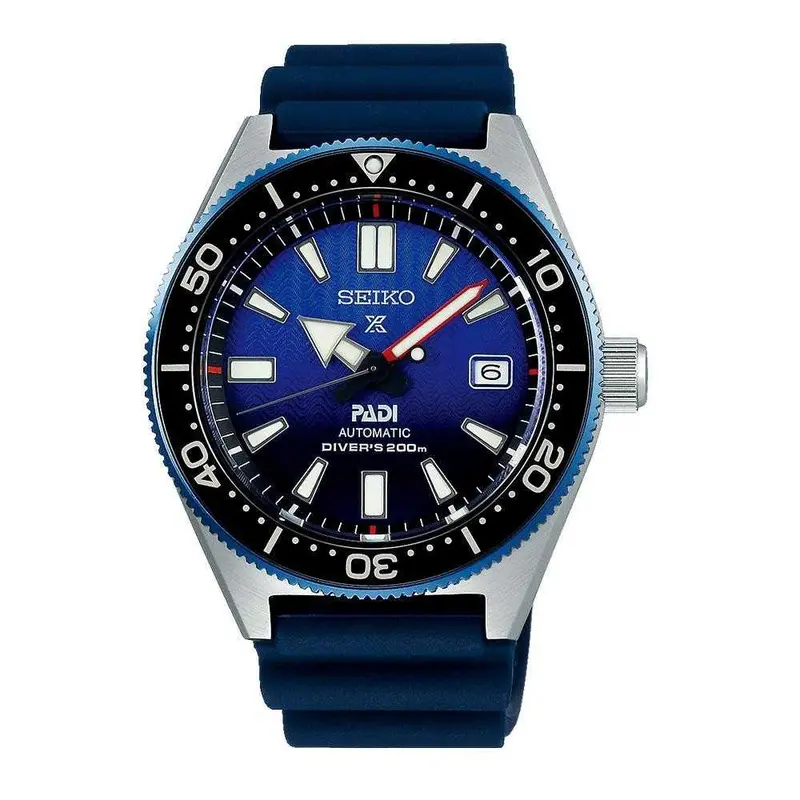 Seiko Prospex Spb071j1 Automatic Men's Blue Rubber Strap Watch 1