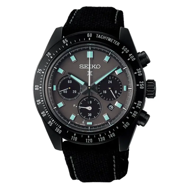 Seiko Prospex Speedtimer Black Nylon Strap Men Watch Ssc923p1p 1