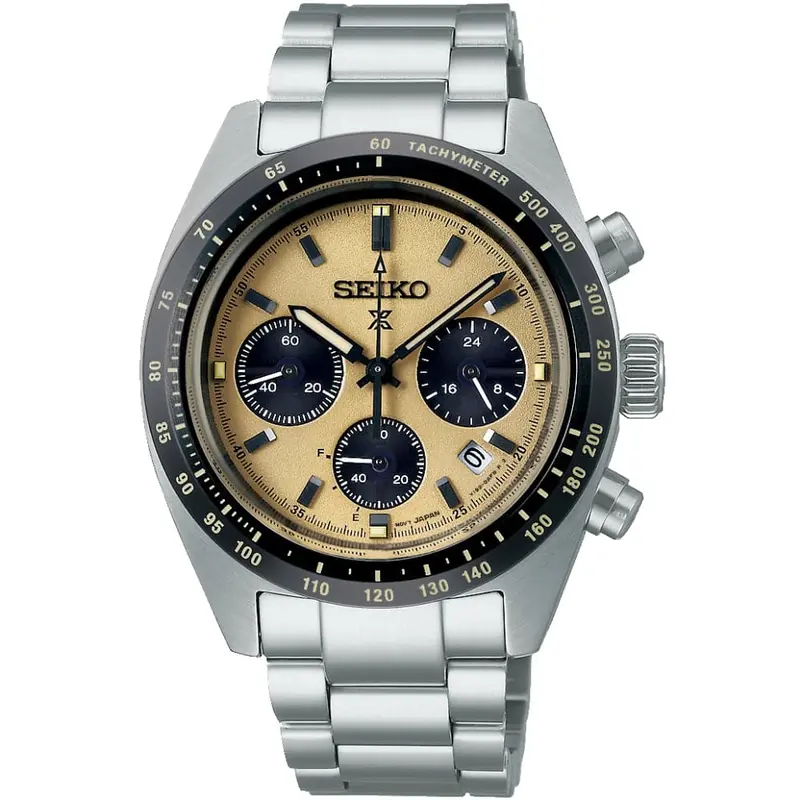 Seiko Prospex Speedtimer Silver Stainless Steel Strap Men Watch Ssc817p1p 1