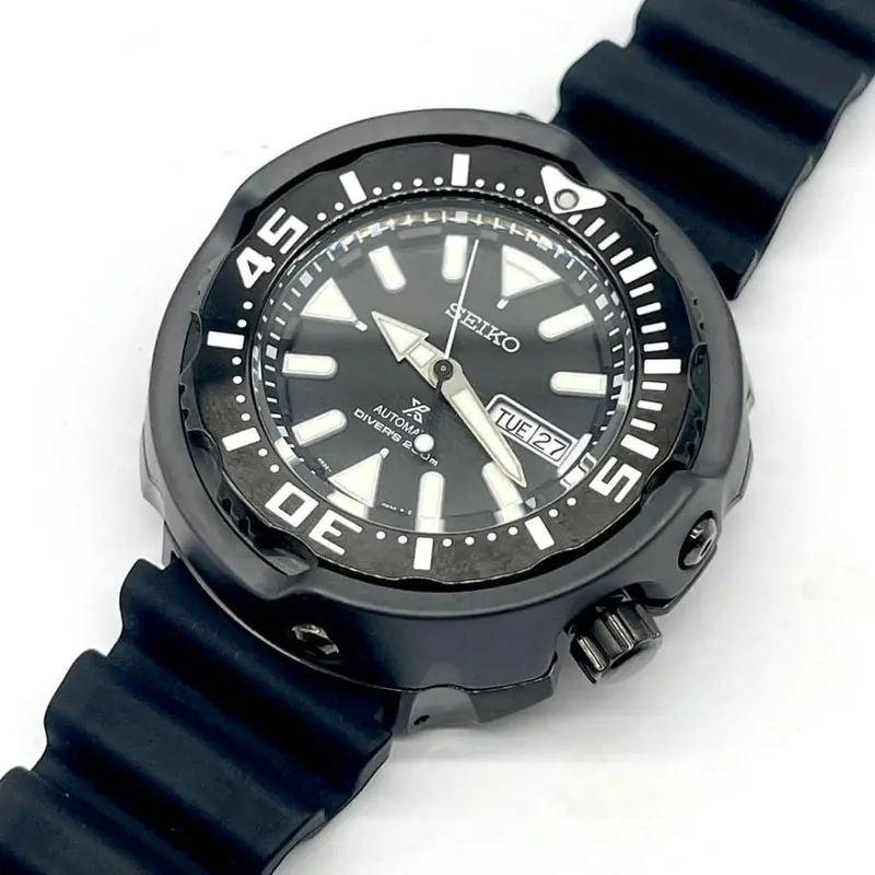 Seiko Prospex Srpa81k1 Automatic Men's Black Rubber Strap Watch 2