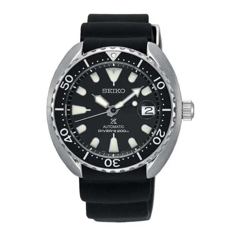 Seiko Prospex Srpc37k1 Automatic Men's Black Rubber Strap Watch 1