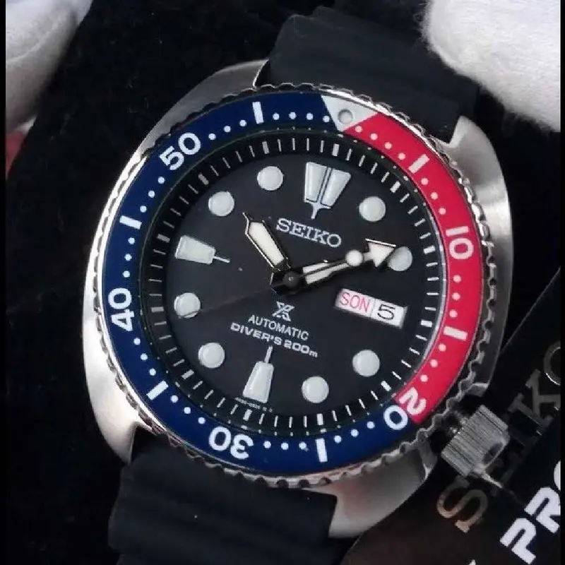 Seiko Prospex Srpc41k1 Automatic Men's Blue Rubber Strap Watch 2
