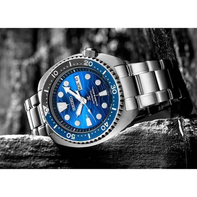 Seiko Prospex Srpd21j1 Blue Dial Stainless Steel Men's Watch 2