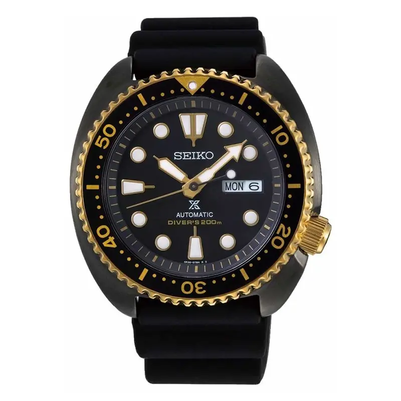 Seiko Prospex Srpd46k1 Diver Black Turtle Men's Watch 1