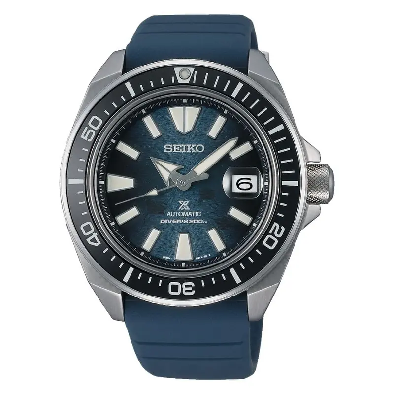 Seiko Prospex Srpf79k1 Silicone Blue Strap Men's Watch 1