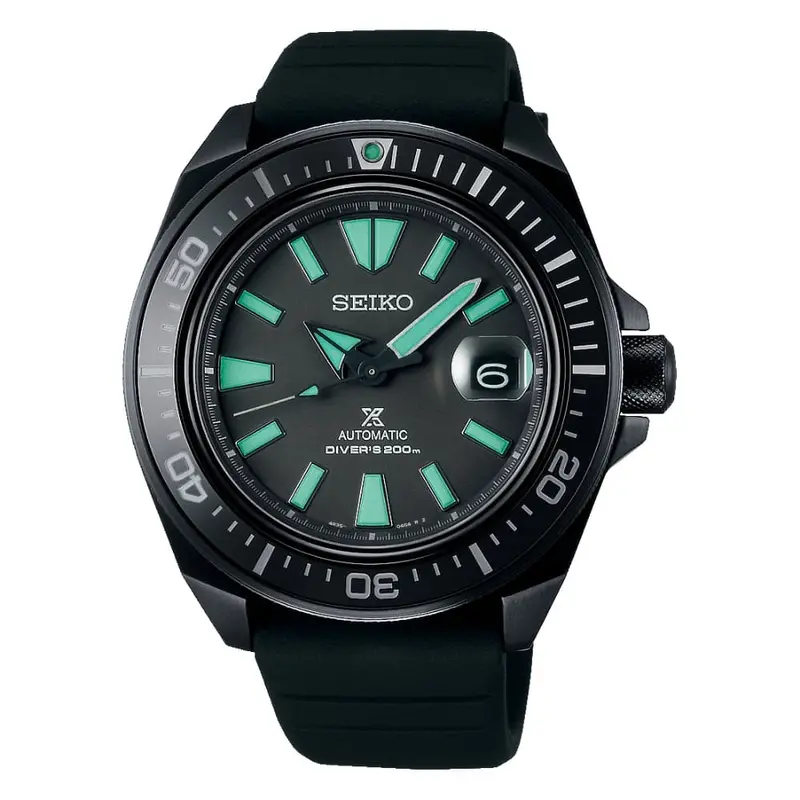 Seiko Prospex Srph97k1 Black Silicone Men Watch 1