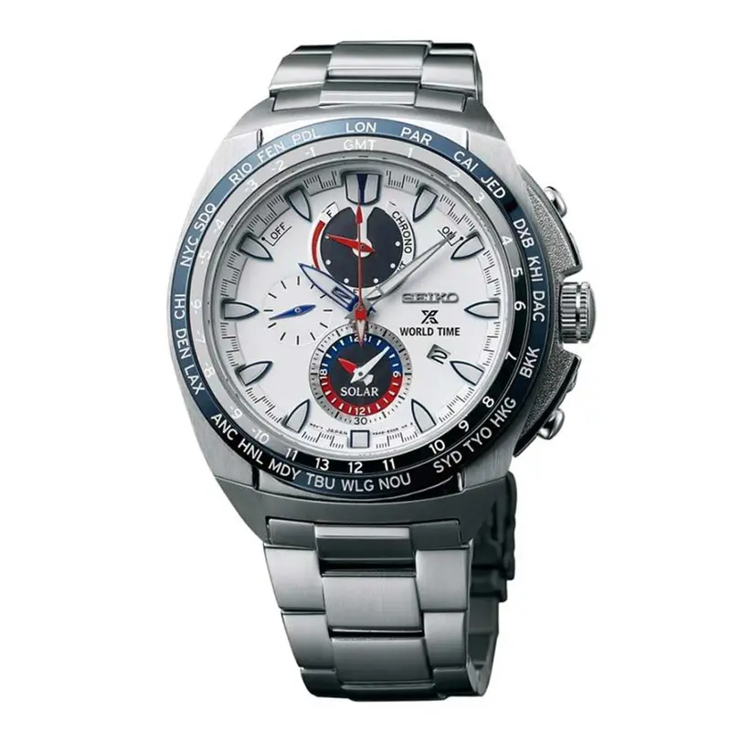 Seiko Prospex Ssc485p1 Chronograph Stainless Steel Men's Silver Watch 1