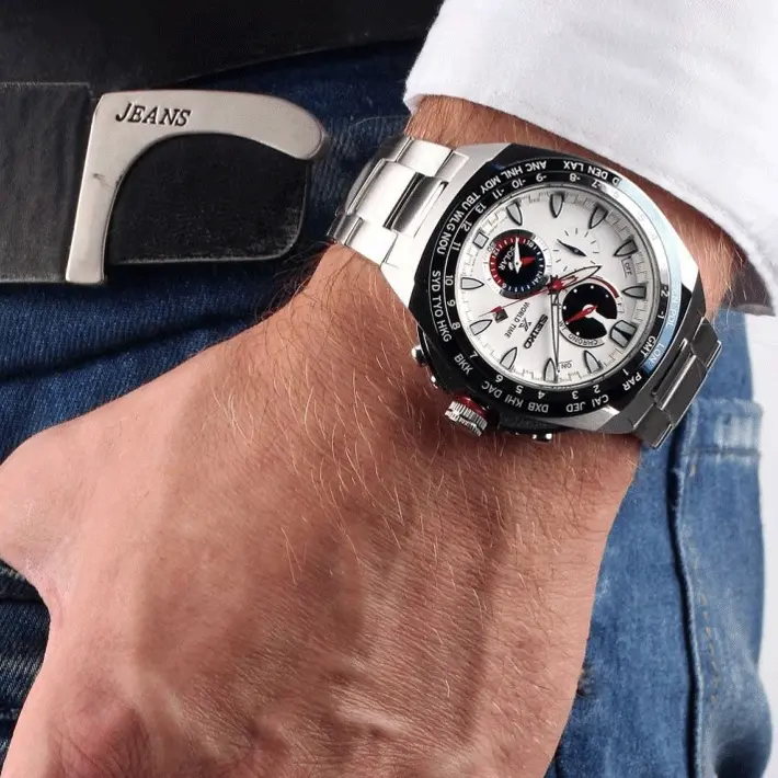 Seiko Prospex Ssc485p1 Chronograph Stainless Steel Men's Silver Watch 2