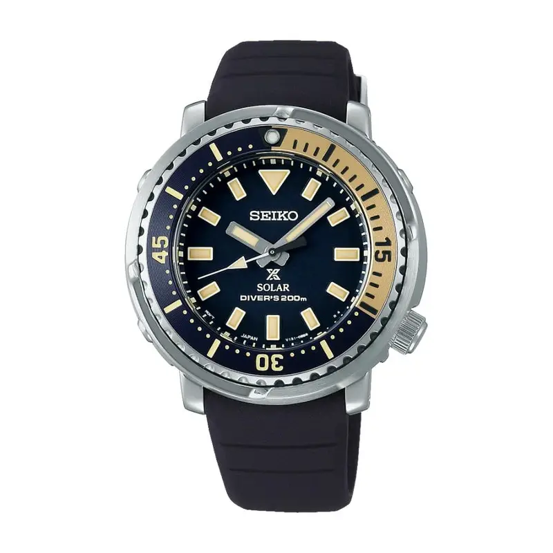 Seiko Prospex Street Series Mini Tuna Safari Edition Sut403p1 Black Diver's Men's Watch 1