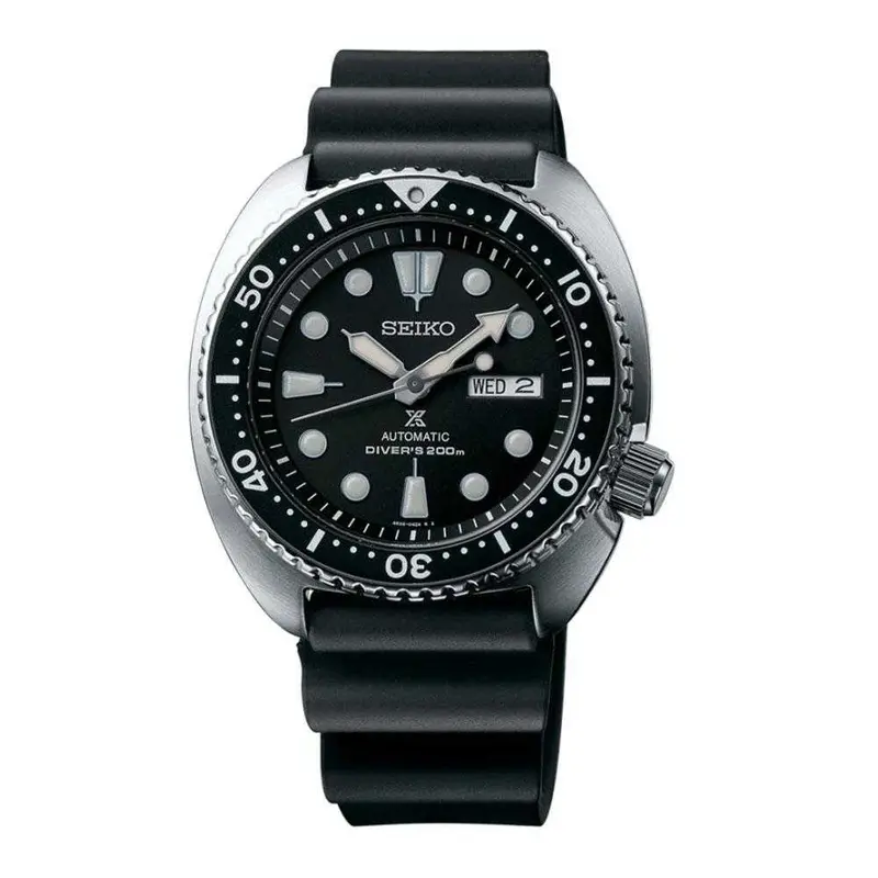 Seiko Prospex Turtle Srp777k1 Automatic Men's Black Rubber Strap Watch 1
