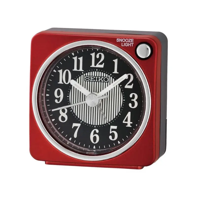 Seiko Qhe185rn Bedside Beep Alarm Clock 1