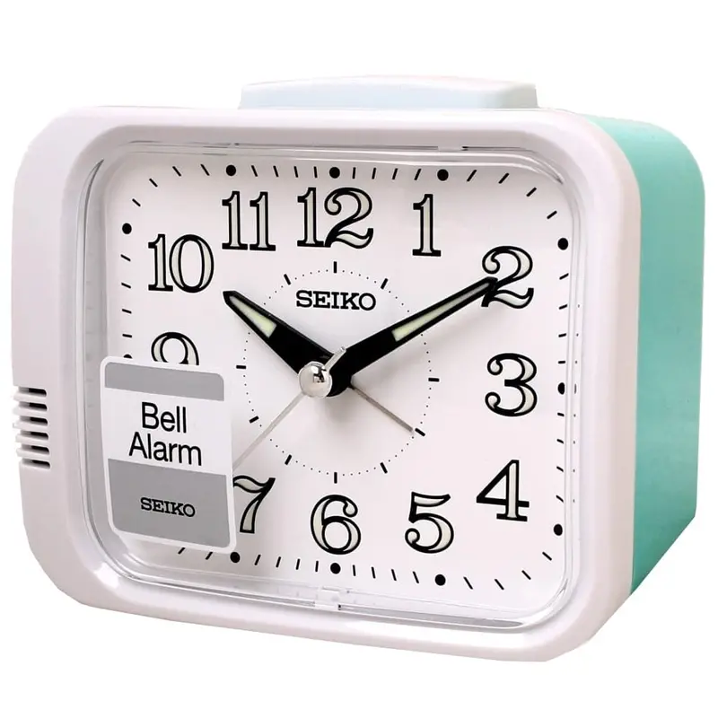 Seiko Qhk058wl Table Alarm Clock 1