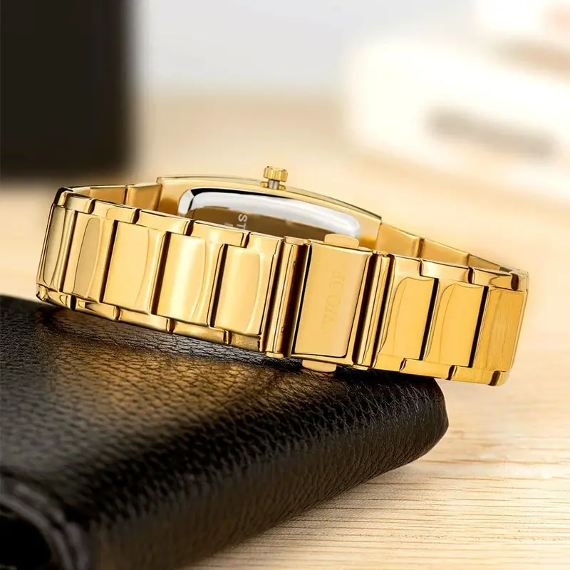 Seiko Quartz Analog White Dial Gold Stainless Steel Women's Watch Swr078p1 2