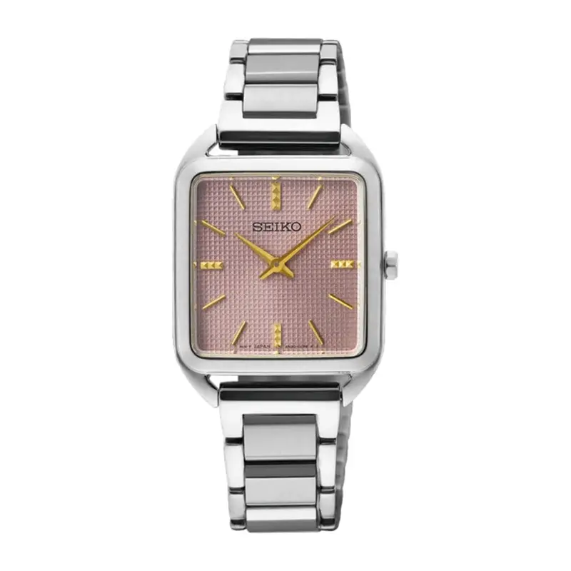 Seiko Quartz Brown Dial Stainless Steel Women's Watch Swr077p1p 1