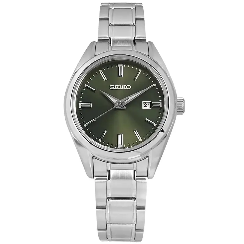 Seiko Quartz Silver Stainless Steel Strap Women's Watch Sur533p1p 1