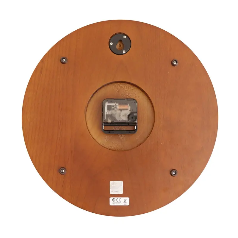 Seiko Qxa144bn Standard Wooden Case White Dial Wall Clock 2