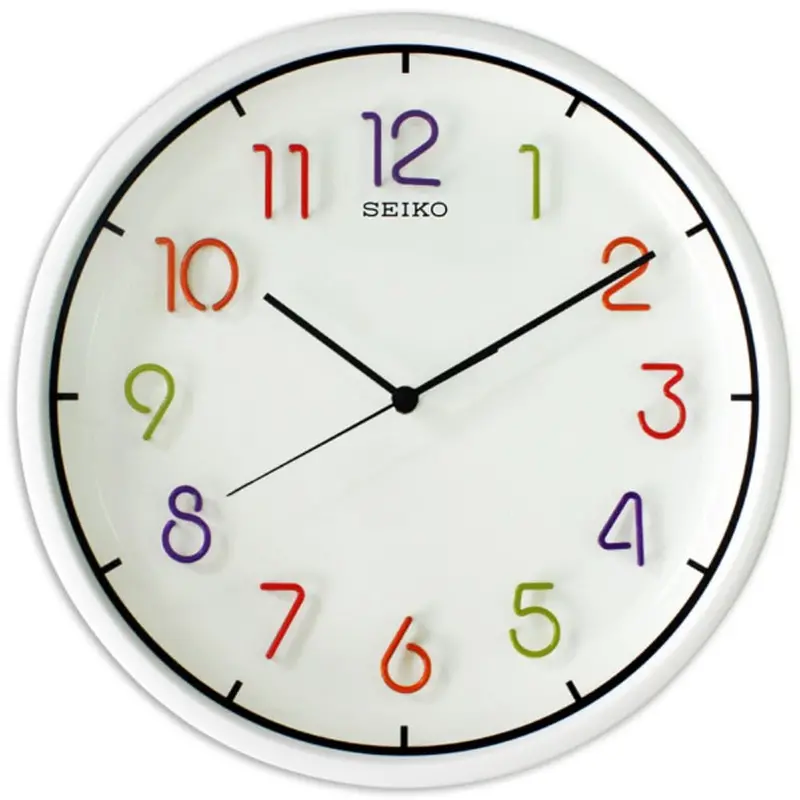 Seiko Qxa447hn Round Wall Clock 1