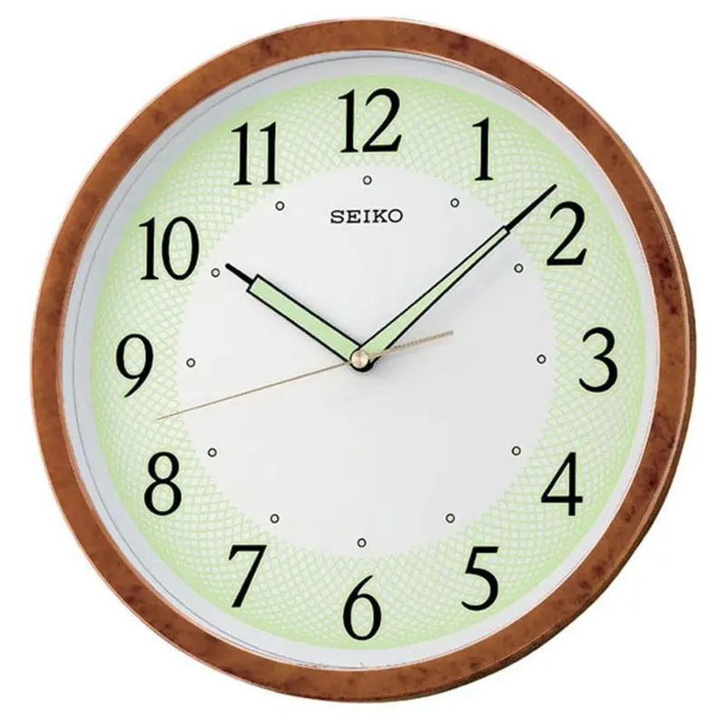 Seiko Qxa472b Luminous Round Wall Clock 1