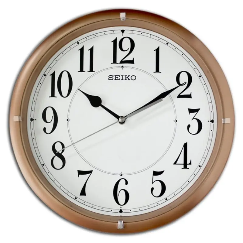 Seiko Qxa637pn Round Wall Clock 1