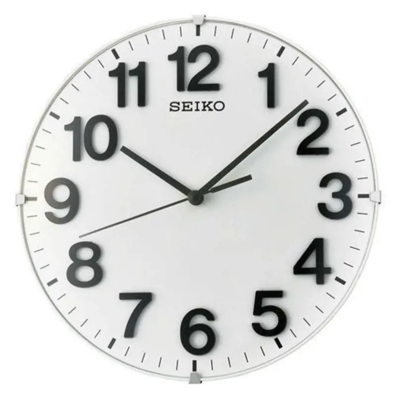 Seiko Qxa656w Round Wall Clock 1