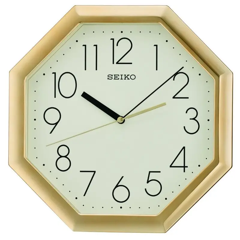 Seiko Qxa668g Octagon Wall Clock 1