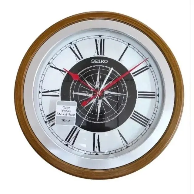 Seiko Qxa844b Quiet Sweep Analog Bronze Clock 1