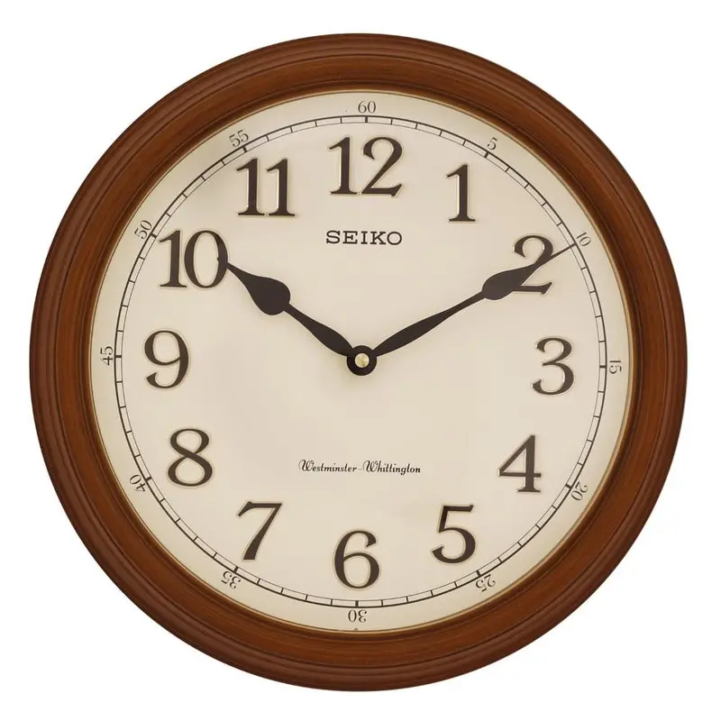 Seiko Qxd214b Round Wall Clock 1