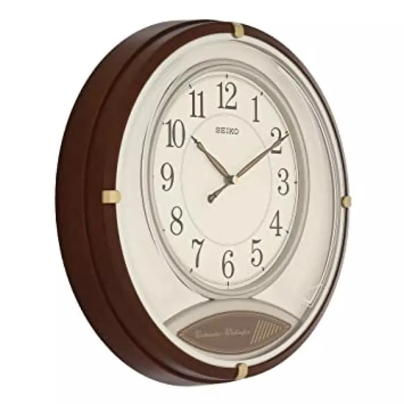 Seiko Qxd215bn Dual Quarter Wall Clock 2