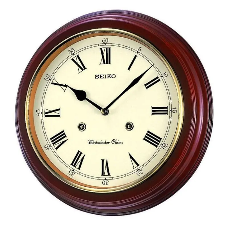 Seiko Qxh202bn Round Wall Clock 1