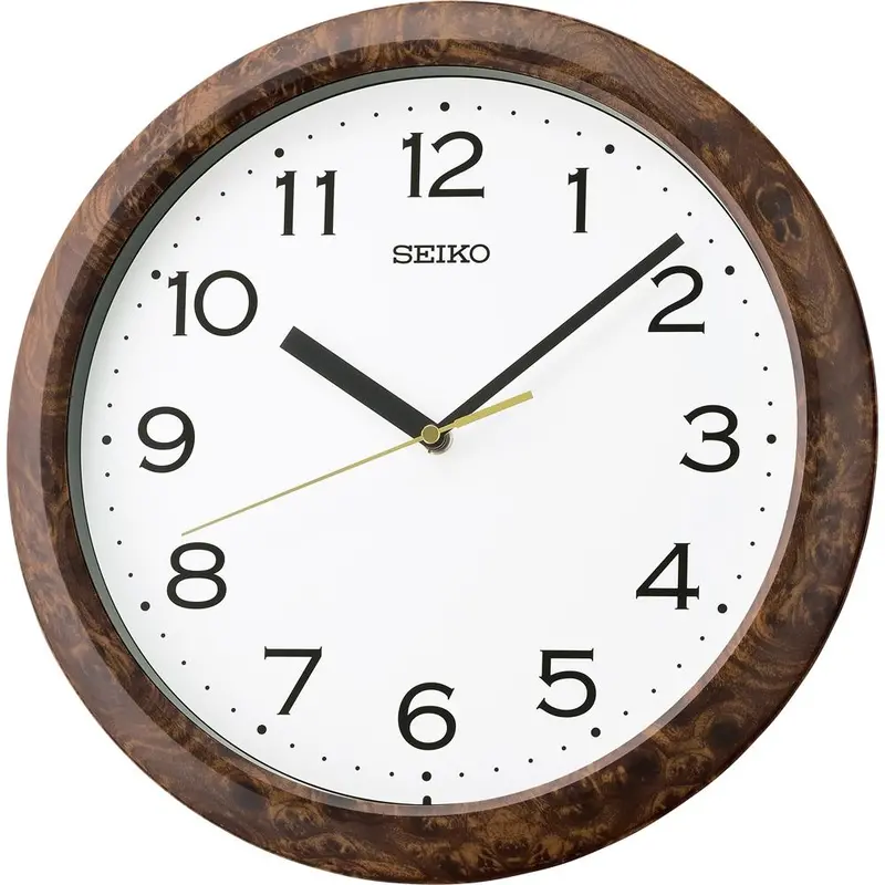 Seiko Round Wall Clock Qha014b 1