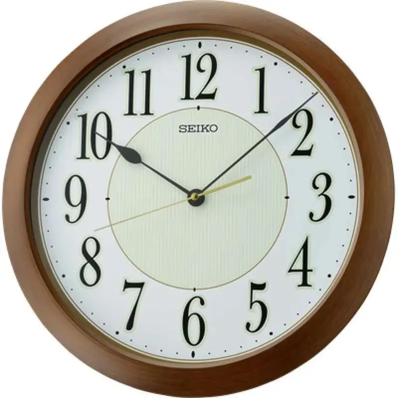Seiko Round Wall Clock Qxa824b 1
