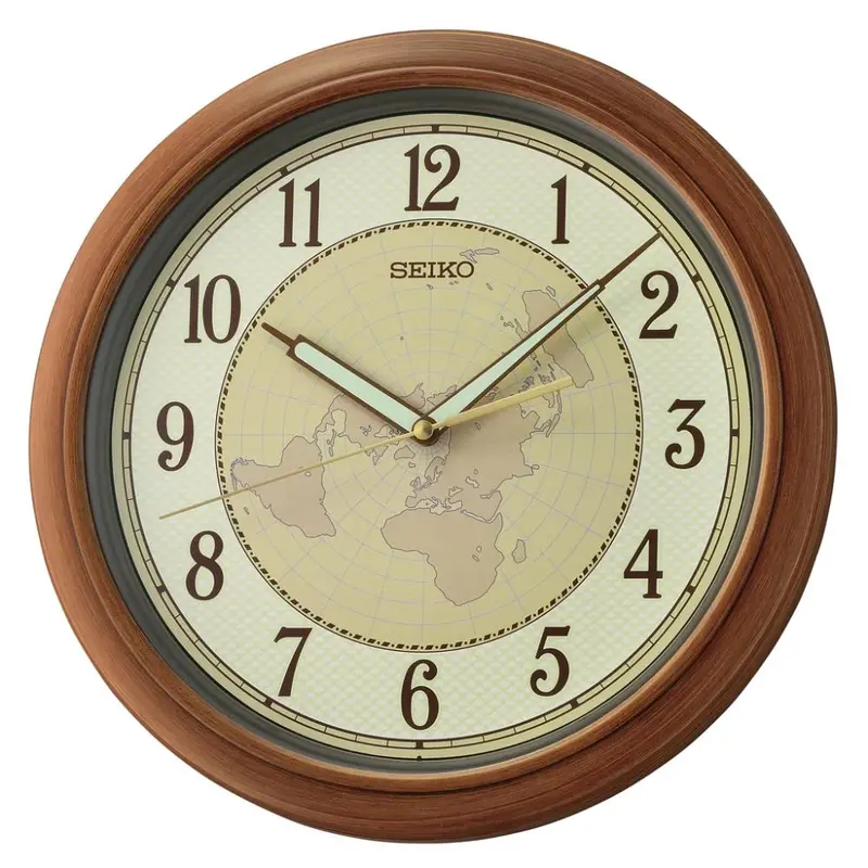 Seiko Round Wall Clock Qxa825b 1