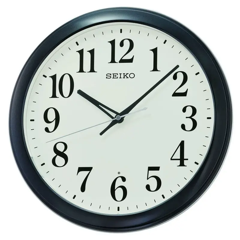 Seiko Round White Dial Wall Clock Qxa776kn 1
