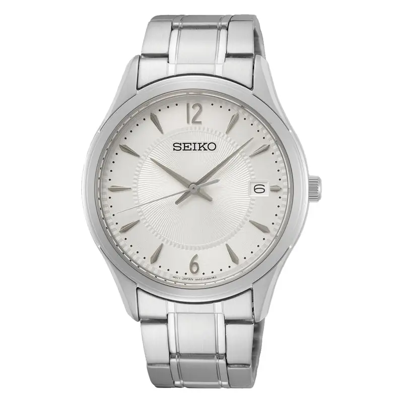 Seiko Silver Stainless Steel Men's Watch Sur417p1 1