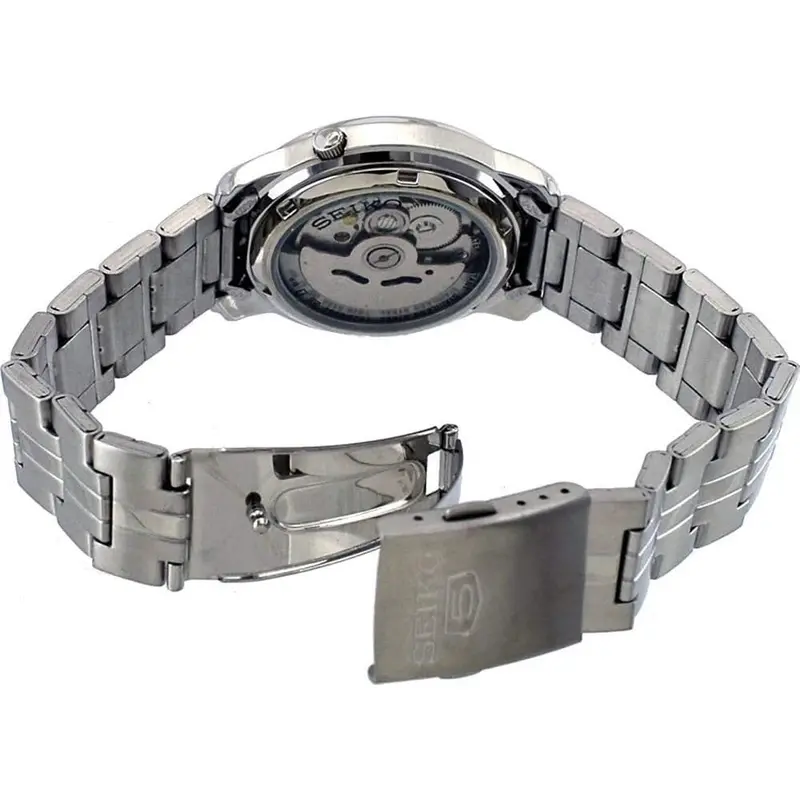 Seiko Snkl75k1 Automatic White Dial Stainless Steel Men's Watch 2