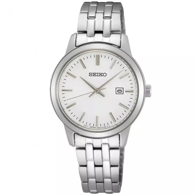 Seiko Sur405p1 White Dial Stainless Steel Men Watch 1