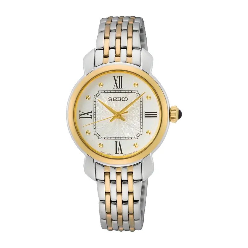 Seiko Sur498p1 Two-Tone Stainless Steel Women Watch 1