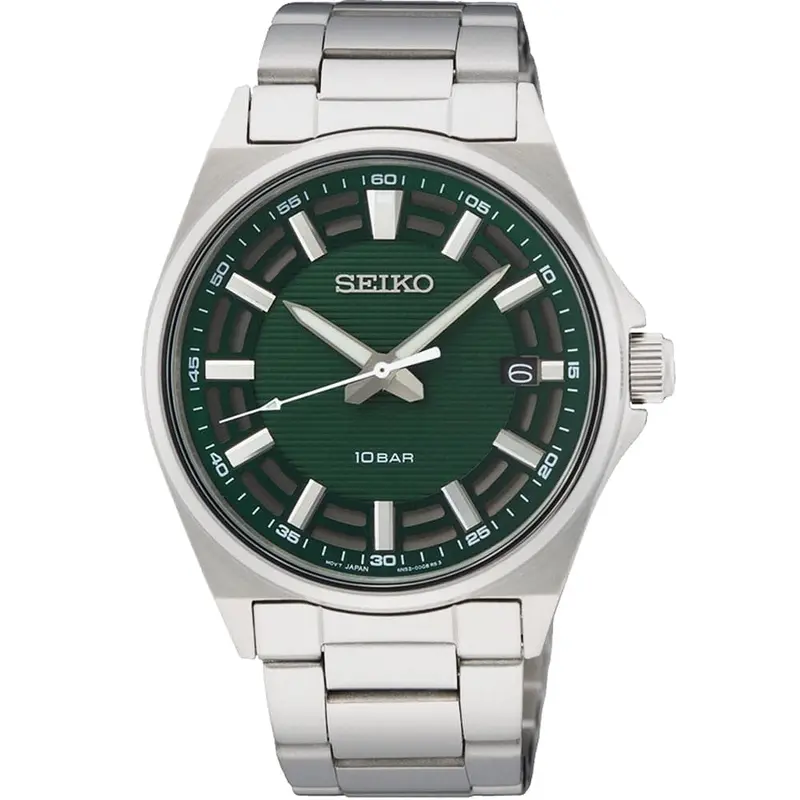 Seiko Sur503p1 Green Dial Stainless Steel Men's Watch 1