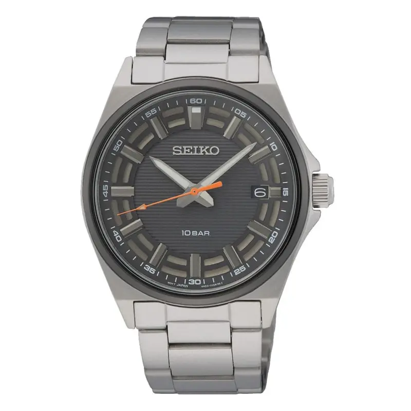 Seiko Sur507p1 Black Dial Stainless Steel Men's Watch 1
