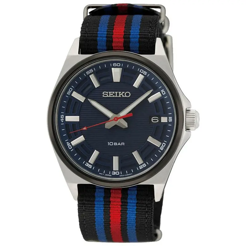 Seiko Sur509p1 Multicolor Strap Men's Watch 1