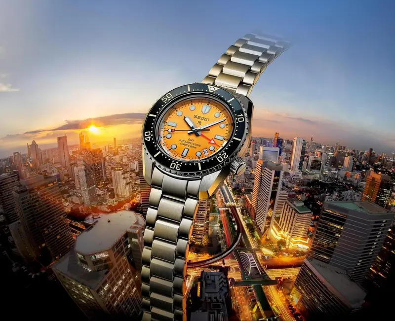 Seiko Thailand Prospex Limited Edition Orange Dial Watch Spb487j1 1
